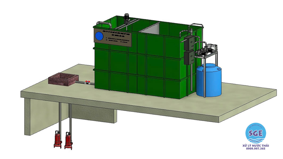 Cấu tạo module xử lý nước thải dạng hợp khối