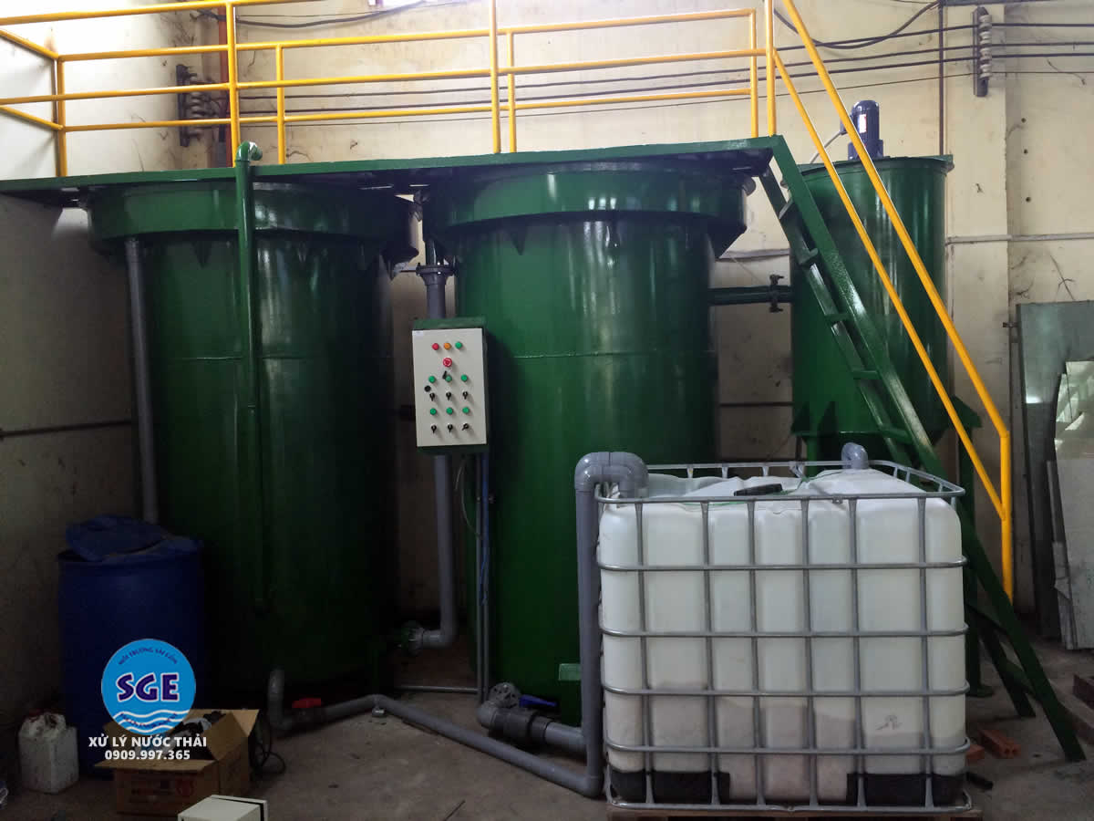 Module xử lý nước thải công suất lớn dạng bể hợp khối