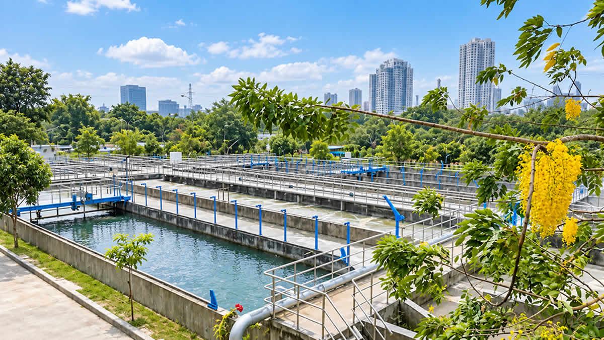 Các bể xử lý nước thải trong hệ thống xử lý công nghiệp