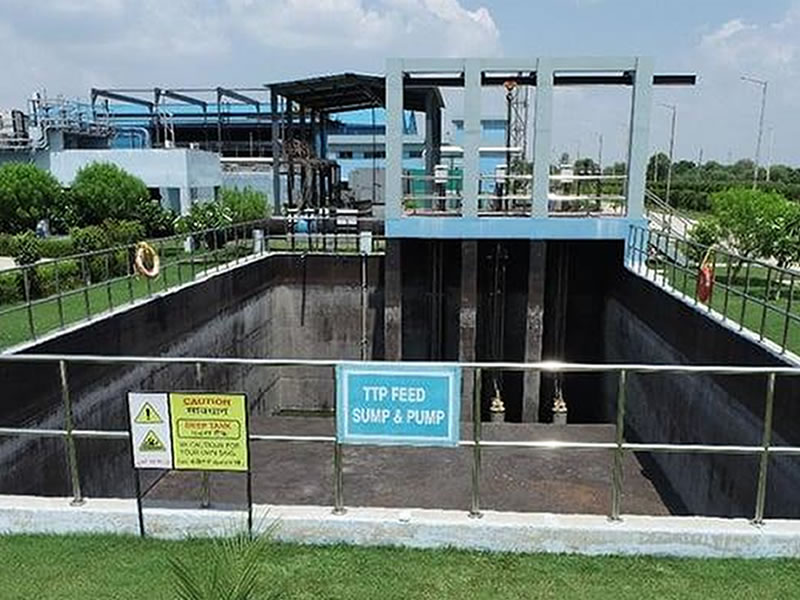 bể thu gom nước thài