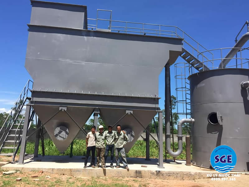 bàn giao và nghiệm thu công trình hệ thống xử lý nước thải công nghiệp