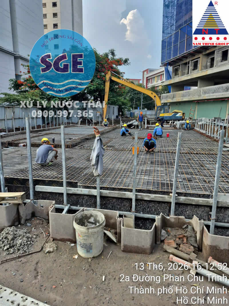 Thi công hệ thống xử lý nước thải tại tphcm