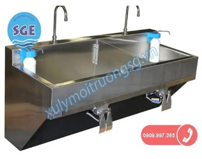 Bồn rửa tay y tế hai ngăn