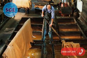Hệ thống xử lý nước thải thuộc da