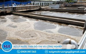xử lý nước thải đô thị và công nghiệp