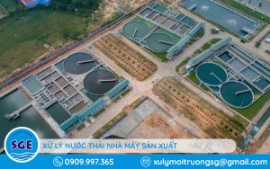 xử lý nước thải nhà máy