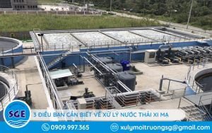 xử lý nước thải xi mạ