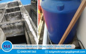 phương pháp khử trùng nước thải