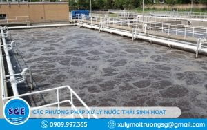 phương pháp xử lý nước thải sinh hoạt