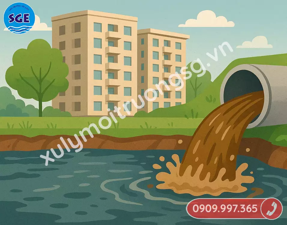 Nước thải sinh hoạt chung cư là một loại nước thải khá phức tạp