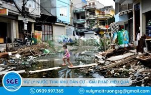xử lý nước thải khu dân cư
