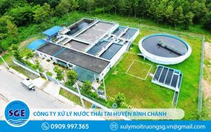 Công ty xử lý nước thải tại huyện Bình Chánh