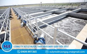 Công ty xử lý nước thải nhà máy giấy
