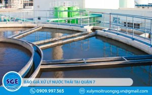 Báo giá xử lý nước thải tại quận 7