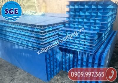 Tấm lắng lamen 54x54 nhựa PVC màu xanh giá rẻ