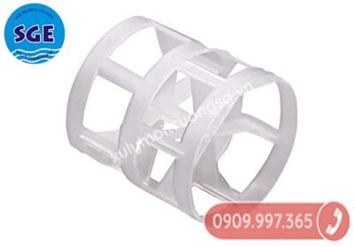 Vòng tách khí Pall Ring D25 cho tháp xử lý khí