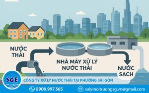 Công ty xử lý nước thải tại phường Sài Gòn