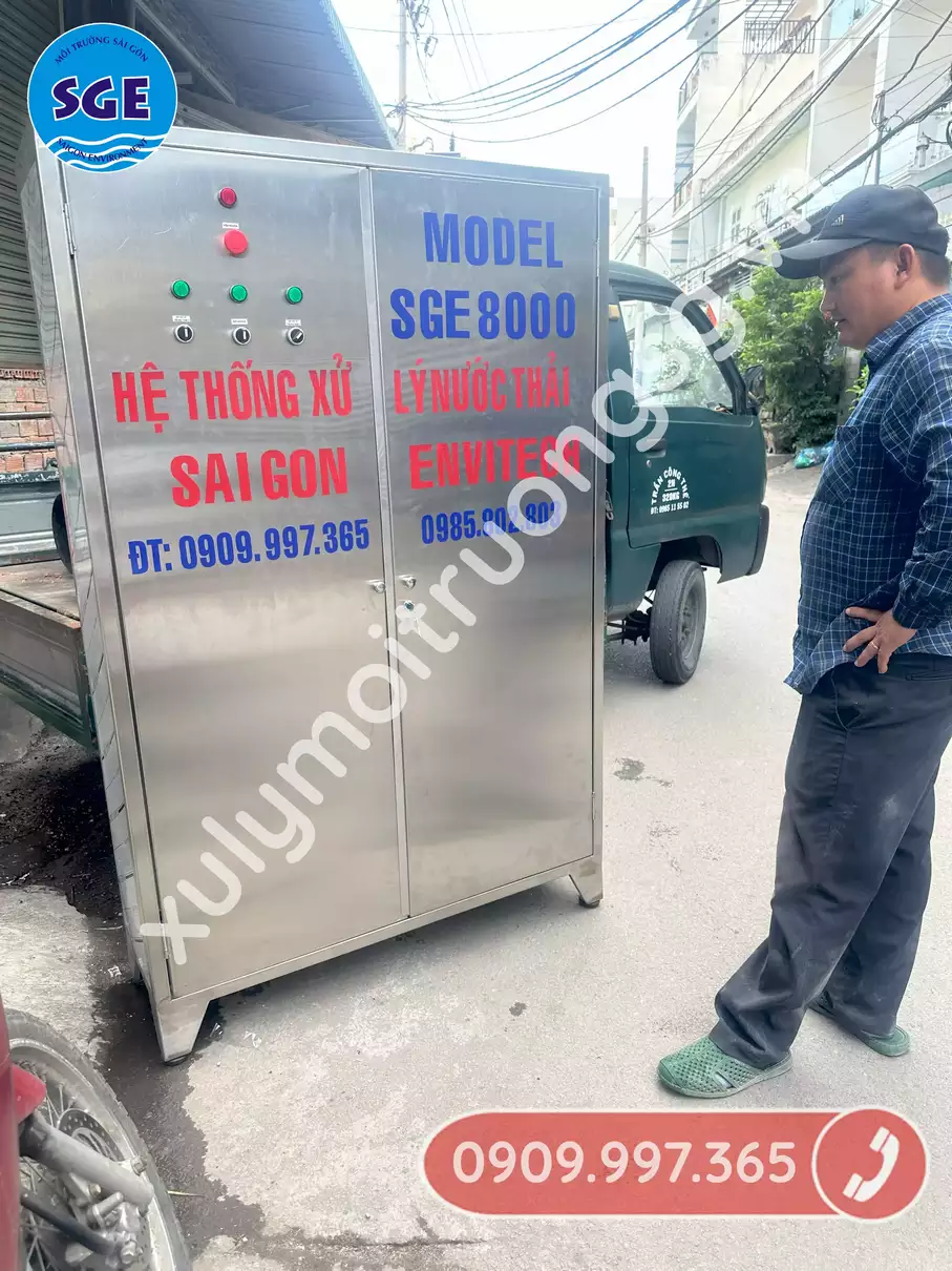 Các loại máy xử lý nước thải do SGE sản xuất rất dễ vận hành, sử dụng