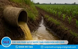Mách bạn các giải pháp xử lý nước thải phân bón hiệu quả nhất hiện nay