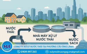 Công ty xử lý nước thải tại phường Cầu Ông Lãnh