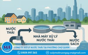 Công ty xử lý nước thải tại phường Chợ Quán - TP Hồ Chí Minh