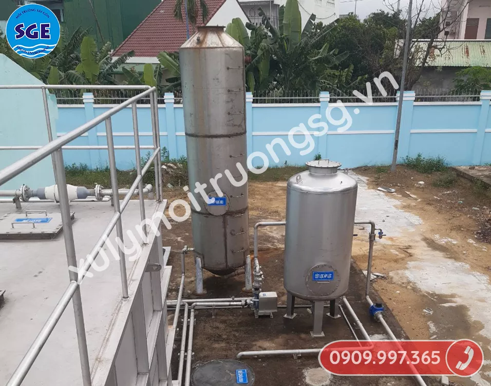 Quy trình xử lý nước thải của SGE được thực hiện bài bản, chuyên nghiệp