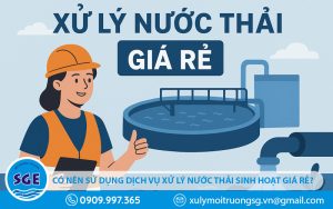 Có nên sử dụng dịch vụ xử lý nước thải sinh hoạt giá rẻ?