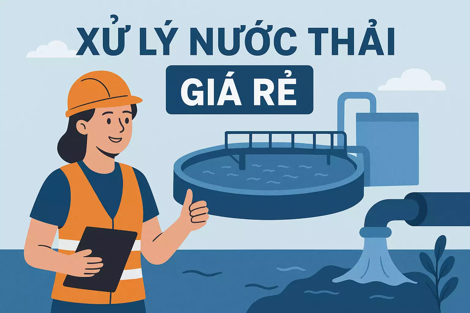 Dịch vụ xử lý nước thải sinh hoạt giá rẻ mang lại nhiều lợi ích thiết thực