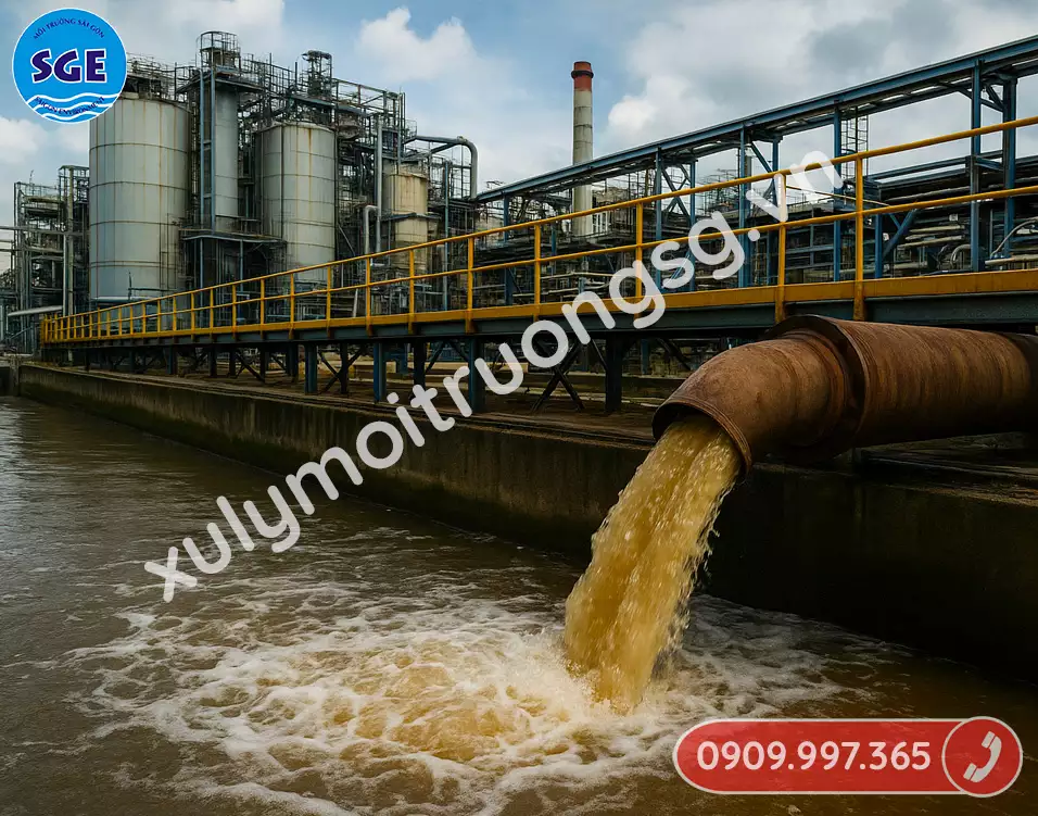 Nước thải công nghiệp là loại nước thải được tạo ra từ các hoạt động sản xuất, chế biến