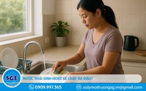 Nước thải sinh hoạt sẽ chảy ra đâu?