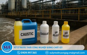 Xử lý nước thải công nghiệp bằng chất gì?
