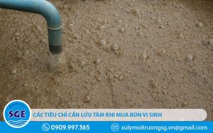 Các tiêu chí cần lưu tâm khi mua bùn vi sinh