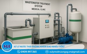 Xử lý nước thải phòng khám bao nhiêu tiền?