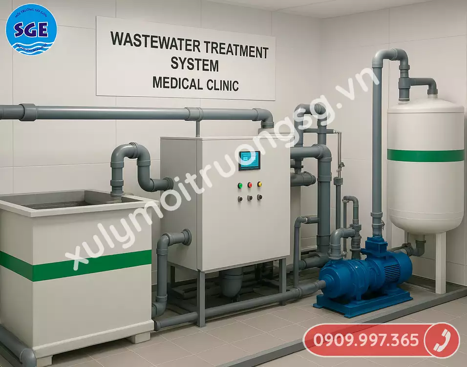 Hiện có nhiều công nghệ được áp dụng để xử lý nước thải phòng khám