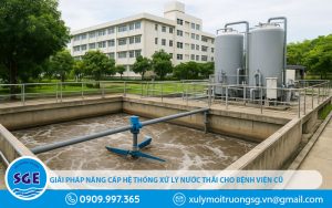 Giải pháp nâng cấp hệ thống xử lý nước thải cho bệnh viện cũ